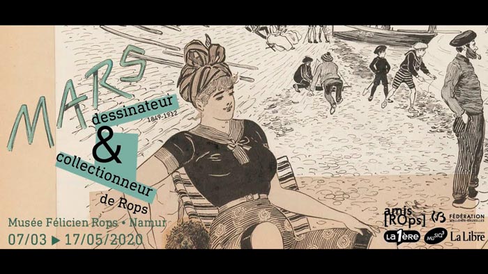 Exposition « Mars, dessinateur et collectionneur de Rops »